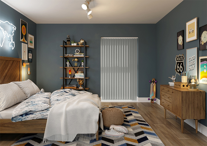 Roma, Grey Nickel - Vertical Blind - Image 9